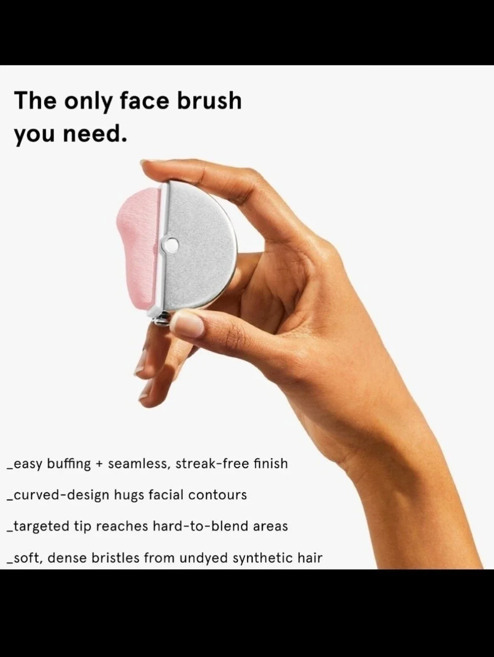 Glossier Stretch Blending and Buffing Face Brush BNIB
